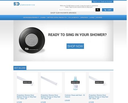 website thubmnail of ShowerDoorDirect