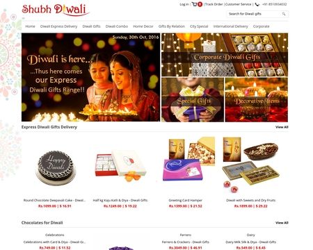 website thubmnail of Shubh Diwali