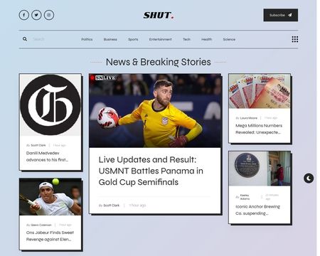 website thubmnail of Shut.net