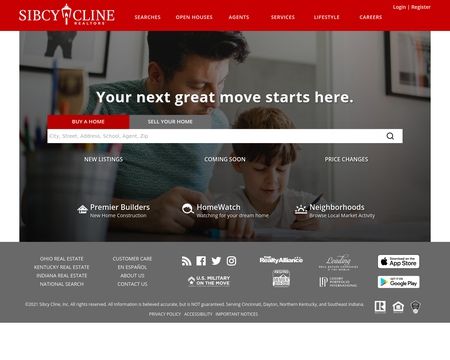 website thubmnail of Sibcy Cline Realtors