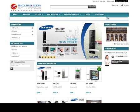 website thubmnail of Sicurezza.co.id