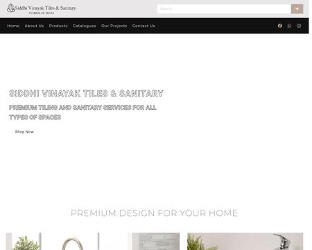 website thubmnail of Siddhivinayaksanitary
