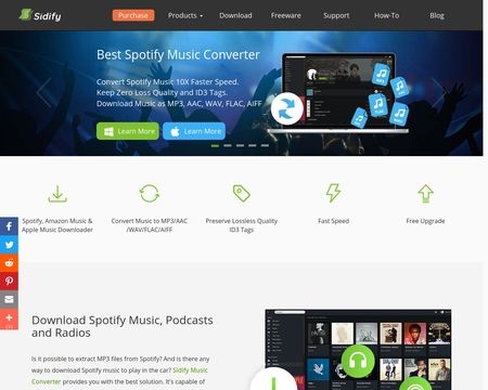 website thubmnail of Sidify