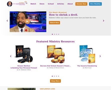 website thubmnail of Sid Roth