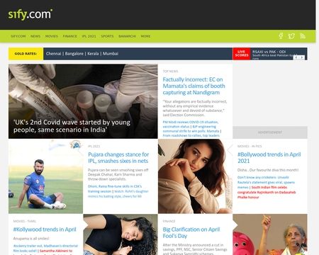 website thubmnail of Sify Technologies Limited