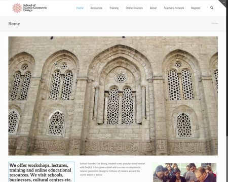 website thubmnail of School Of Islamic Geometric Design