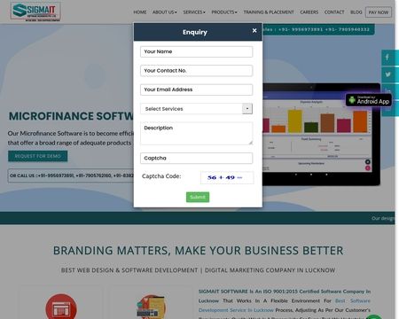 website thubmnail of Sigma Softwares