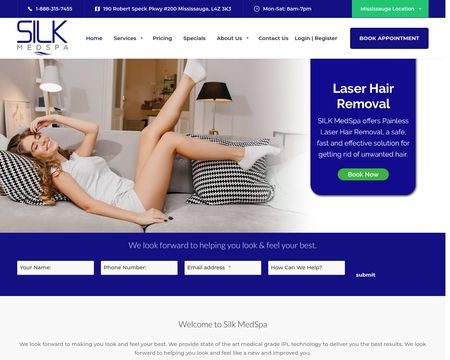 website thubmnail of Medical Spa Mississauga