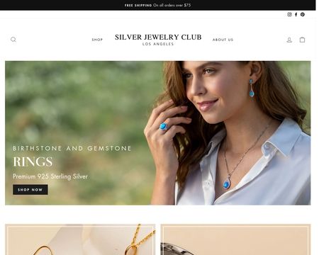 website thubmnail of Silver Jewelry Club
