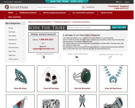website thubmnail of SilverTribe