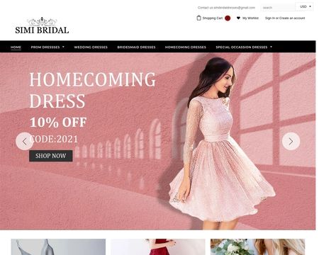 website thubmnail of SIMI Bridal