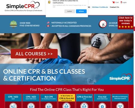 website thubmnail of SimpleCPR
