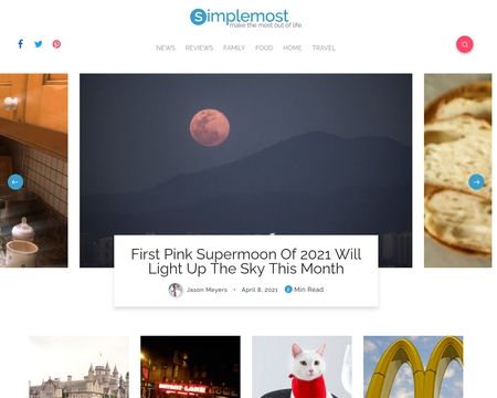 website thubmnail of Simplemost