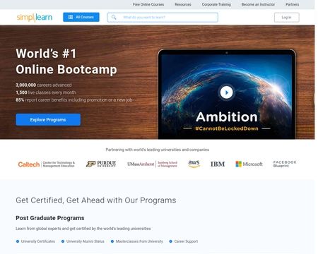 website thubmnail of SimpliLearn