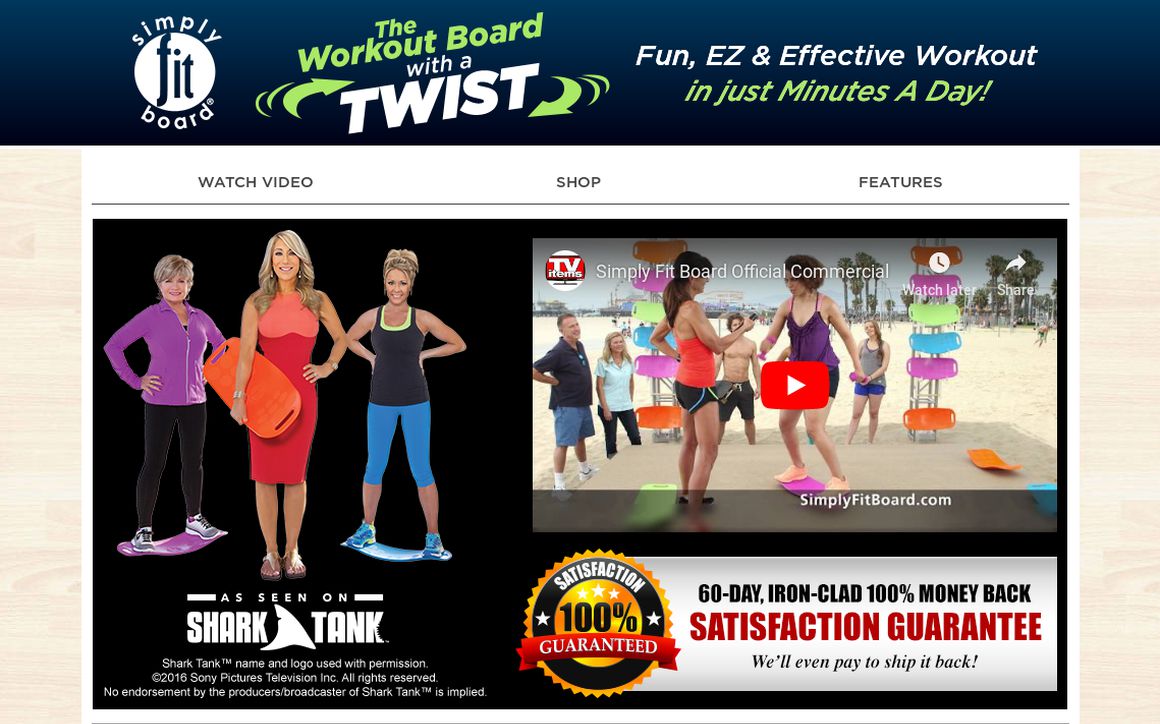 website thubmnail of Simply Fit Board