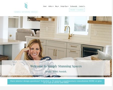 website thubmnail of Simply Stunning Spaces