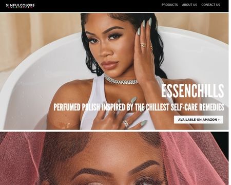 website thubmnail of Sinful Colors