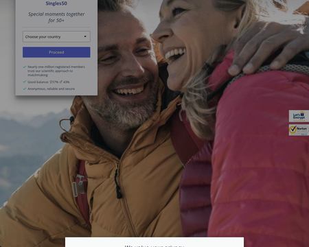 website thubmnail of Singles50