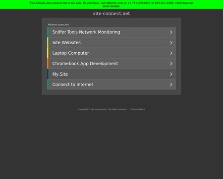 website thubmnail of Site-connect.net