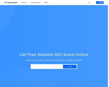 website thubmnail of Sitechecker
