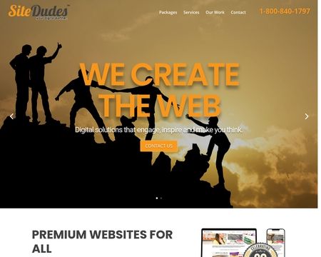 website thubmnail of SiteDudes