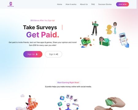 website thubmnail of SJunkie