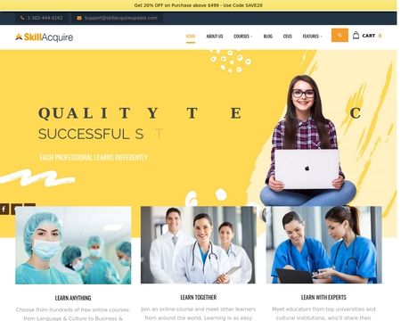 website thubmnail of Skillacquireupdate