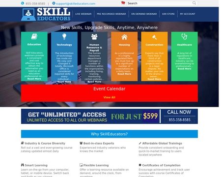 website thubmnail of Skill Educators