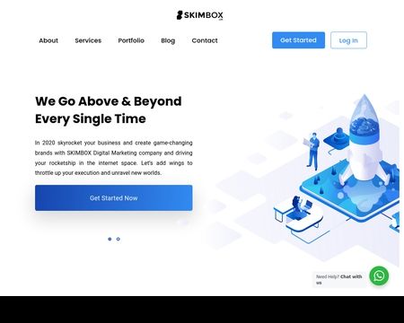 website thubmnail of Skimbox.uk