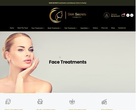 website thubmnail of Skin-secrets-aesthetics.co.uk