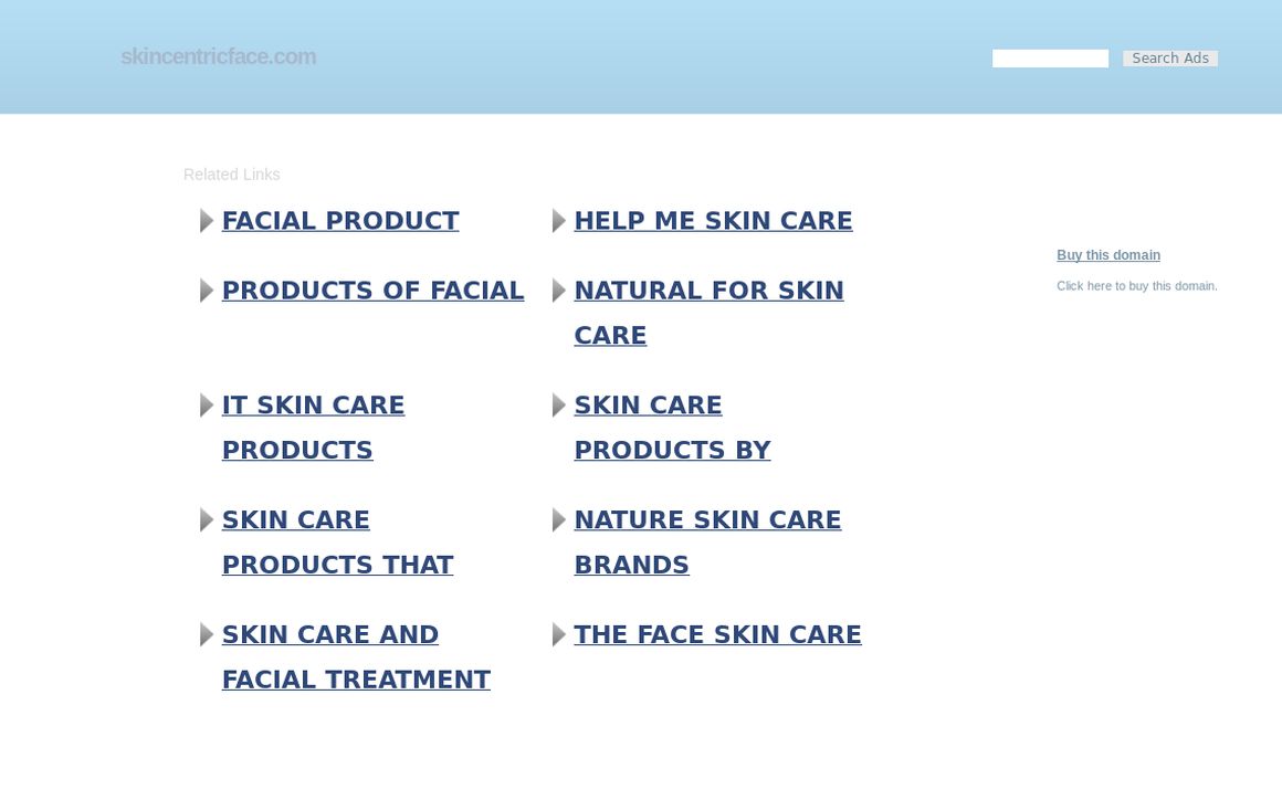 website thubmnail of SkinCentricFace