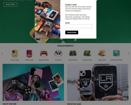 website thubmnail of SkinIt