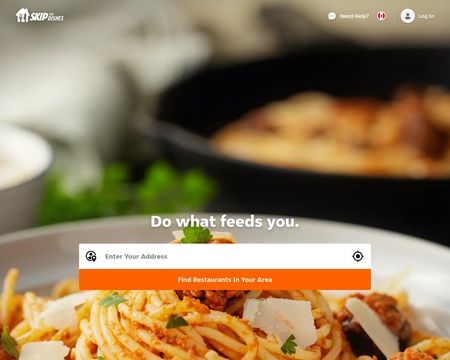 website thubmnail of Skip The Dishes