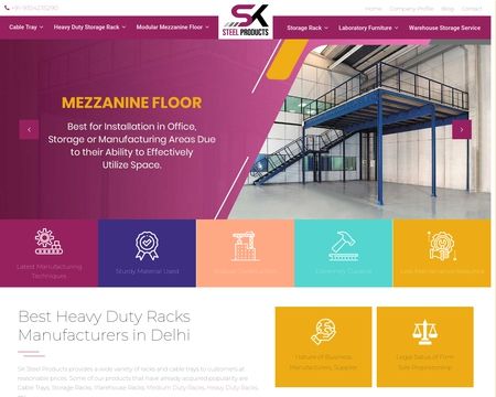 website thubmnail of Sksteelproducts.in