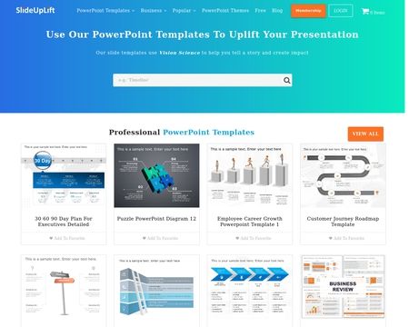 website thubmnail of SlideUpLift