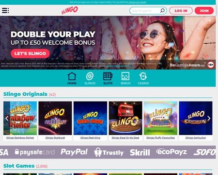 website thubmnail of Slingo