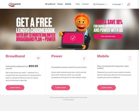 website thubmnail of Slingshot