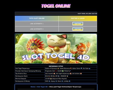 website thubmnail of Slot4d.pythonanywhere