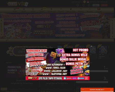 website thubmnail of Slotvip.online