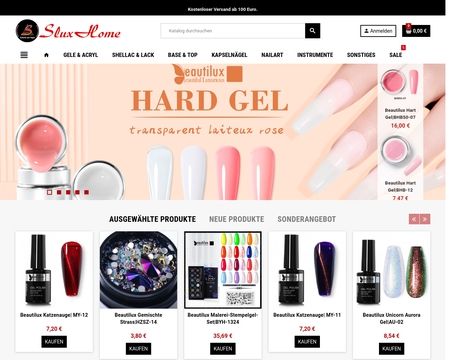 website thubmnail of Sluxhome.de