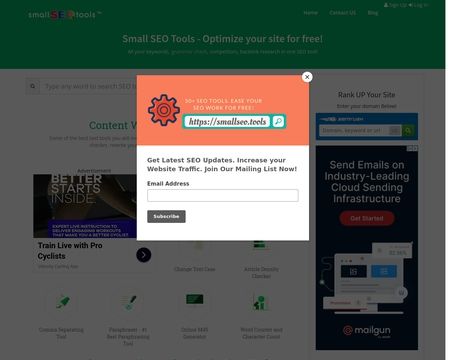 website thubmnail of Smallseo.tools