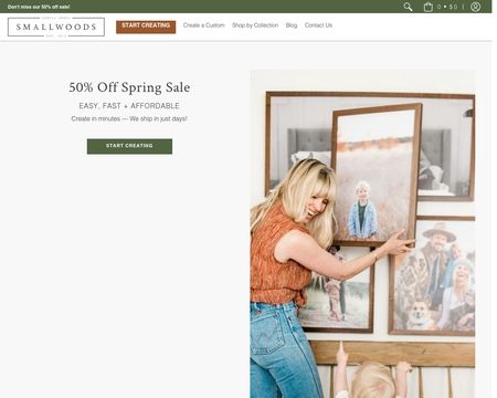 website thubmnail of SmallWoods Home