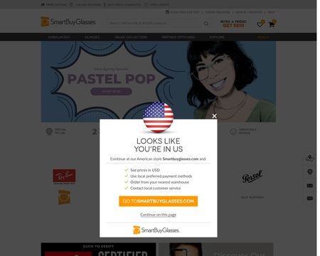 website thubmnail of Smartbuyglasses.com.sg