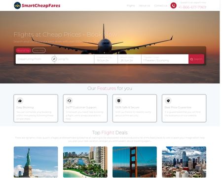 website thubmnail of Smartcheapfares