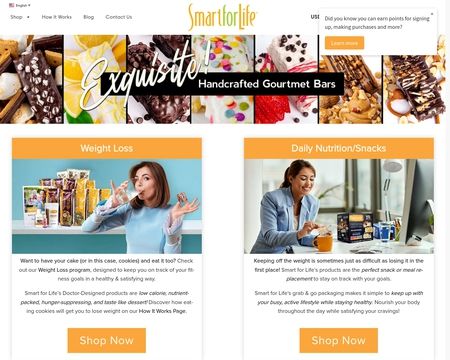 website thubmnail of Smart for Life