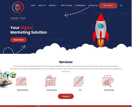 website thubmnail of Smart Med Marketing
