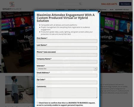 website thubmnail of SmartSource Rentals