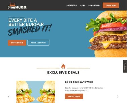 website thubmnail of Smashburger