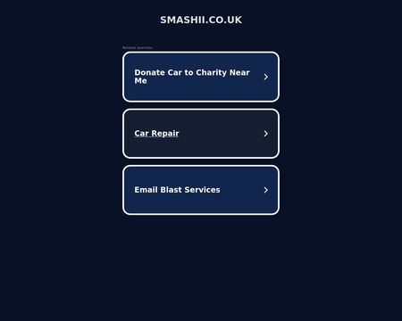 website thubmnail of Smashii.co.uk