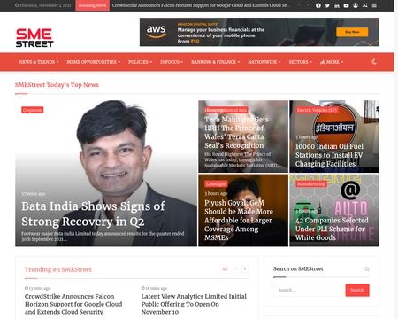 website thubmnail of Smestreet.in